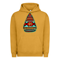Pigment Peanut Butter aztec arrowhead Urban Hoodie - Jasminsmagicworld