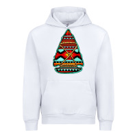 White aztec arrowhead Urban Hoodie - Jasminsmagicworld