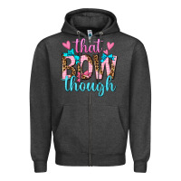 Charcoal Heather that bow though Zipper Hoodie - texasbilliewilder