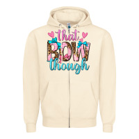 Sandshell that bow though Zipper Hoodie - texasbilliewilder