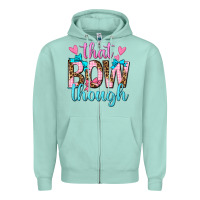 Seafoam that bow though Zipper Hoodie - texasbilliewilder
