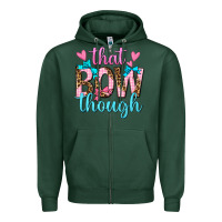 Sports Green that bow though Zipper Hoodie - texasbilliewilder