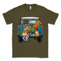 Army Green Fall Pumpkin Farm Truck Classic Tee - RanaPortraitStore
