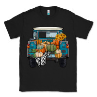 Black Fall Pumpkin Farm Truck Classic Tee - RanaPortraitStore