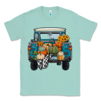 Seafoam Fall Pumpkin Farm Truck Classic Tee - RanaPortraitStore