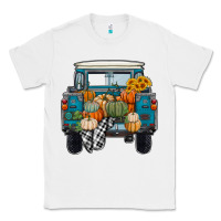 White Fall Pumpkin Farm Truck Classic Tee - RanaPortraitStore