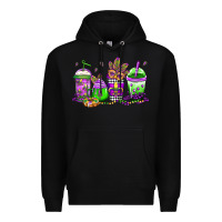 Black mardi gras coffee Premium Hoodie - Jasminsmagicworld