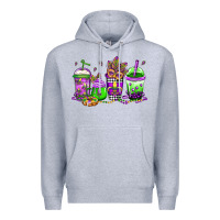 Heather Grey mardi gras coffee Premium Hoodie - Jasminsmagicworld