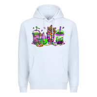 White mardi gras coffee Premium Hoodie - Jasminsmagicworld