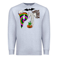 Heather Grey pt Premium Sweatshirt - CowhideDigitalArt