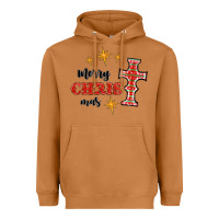 Meerkat merry christmas cross Heavyweight Hoodie - RanaPortraitStore