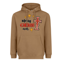 Toasted Coconut merry christmas cross Heavyweight Hoodie - RanaPortraitStore