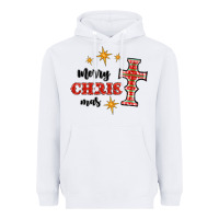 White merry christmas cross Heavyweight Hoodie - RanaPortraitStore