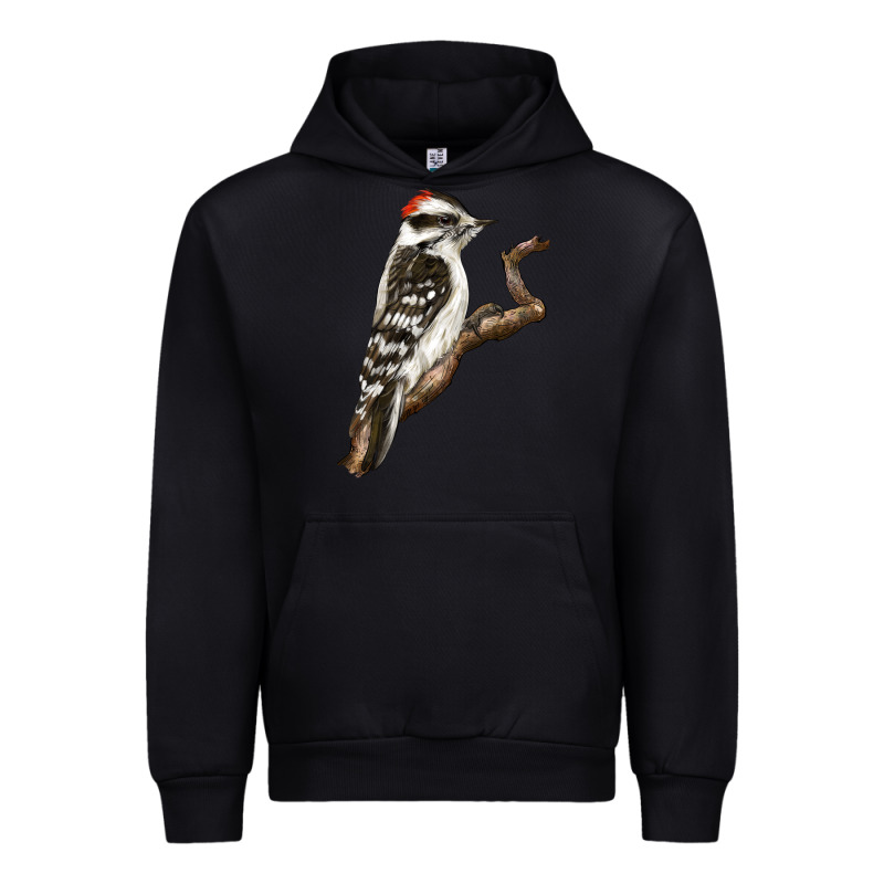 Downy Woodpecker Urban Hoodie by LillyAllenDesigns | Teevron