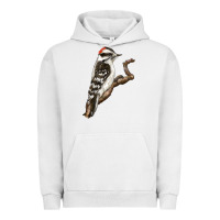 Pigment Lunar Rock Downy Woodpecker Urban Hoodie - LillyAllenDesigns