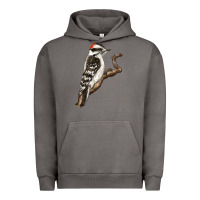 Pigment Tornado Downy Woodpecker Urban Hoodie - LillyAllenDesigns