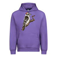 Tulip Downy Woodpecker Urban Hoodie - LillyAllenDesigns
