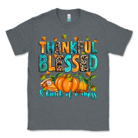 Charcoal Heather Thankful blessed and kind of a mess Classic Tee - RanaPortraitStore