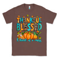 Chestnut Thankful blessed and kind of a mess Classic Tee - RanaPortraitStore