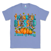 Colony Blue Thankful blessed and kind of a mess Classic Tee - RanaPortraitStore