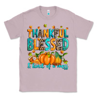 Lilac Thankful blessed and kind of a mess Classic Tee - RanaPortraitStore