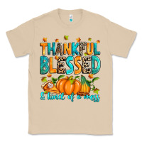 Mushroom Thankful blessed and kind of a mess Classic Tee - RanaPortraitStore