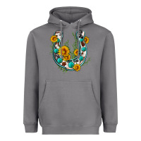 Storm cowhide sunflower horseshoe Heavyweight Hoodie - Zillion Design Studio