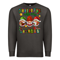 Smoke christmas with my gnomies Premium Sweatshirt - FaDigitalArtStudio