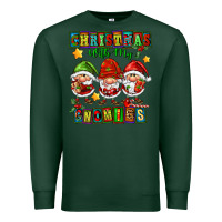 Sports Green christmas with my gnomies Premium Sweatshirt - FaDigitalArtStudio
