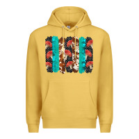 Antique Gold ladybug brushstrokes  2 Premium Hoodie - BarkalooDesign