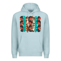 Blue Mist ladybug brushstrokes  2 Premium Hoodie - BarkalooDesign
