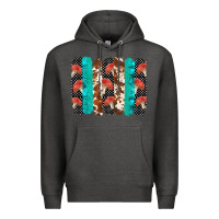 Charcoal Heather ladybug brushstrokes  2 Premium Hoodie - BarkalooDesign
