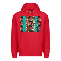Red ladybug brushstrokes  2 Premium Hoodie - BarkalooDesign