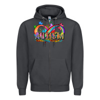 Smoke autism acceptance Zipper Hoodie - Zillion Design Studio