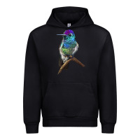 Black Rivoli`s Hummingbird Urban Hoodie - LillyAllenDesigns
