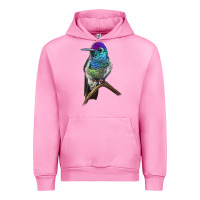Fuchsia Pink Rivoli`s Hummingbird Urban Hoodie - LillyAllenDesigns