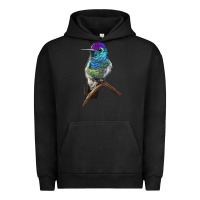 Pigment Black Rivoli`s Hummingbird Urban Hoodie - LillyAllenDesigns