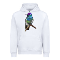 White Rivoli`s Hummingbird Urban Hoodie - LillyAllenDesigns