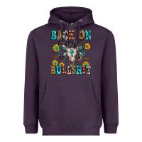 Plum back on my bullshit Heavyweight Hoodie - Zillion Design Studio