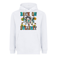 White back on my bullshit Heavyweight Hoodie - Zillion Design Studio