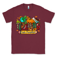 Burgundy Teaching little pumpkins Classic Tee - RanaPortraitStore