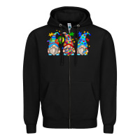 Black autism gnomes Zipper Hoodie - Zillion Design Studio