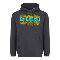 Smoke western blessed Heavyweight Hoodie - Zillion Design Studio