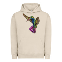 Pigment French Oak Broad Billed Hummingbird Urban Hoodie - LillyAllenDesigns