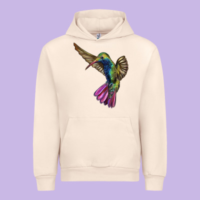 Broad Billed Hummingbird Urban Hoodie Designed By Lillyallendesigns