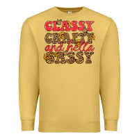 Antique Gold classy crafty and hella sassy Premium Sweatshirt - HRA Design Shop