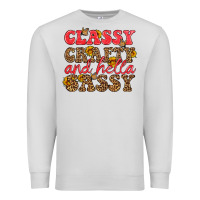 Dove Grey classy crafty and hella sassy Premium Sweatshirt - HRA Design Shop