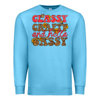 Ocean Blue classy crafty and hella sassy Premium Sweatshirt - HRA Design Shop