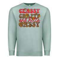 Seafoam classy crafty and hella sassy Premium Sweatshirt - HRA Design Shop