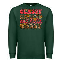 Sports Green classy crafty and hella sassy Premium Sweatshirt - HRA Design Shop